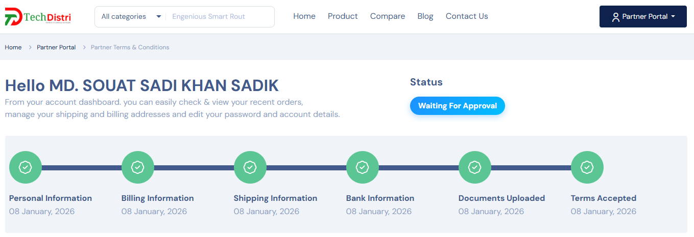 Terms and Conditions Acceptance