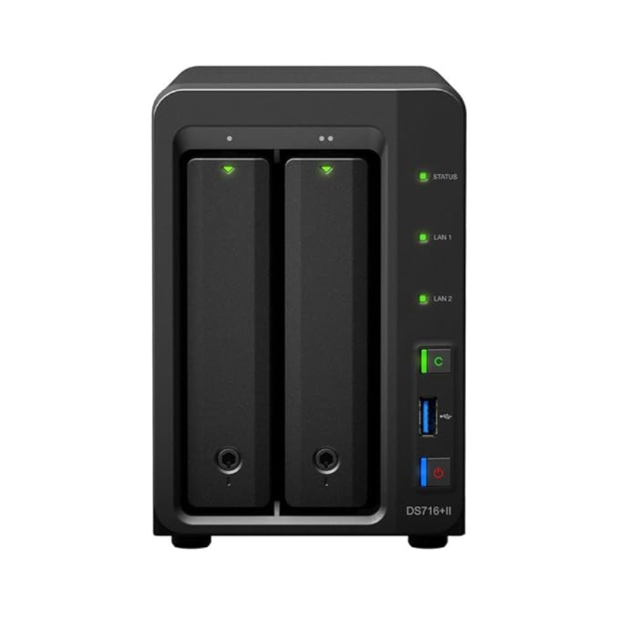 Synology DiskStation DS716+II Compact NAS