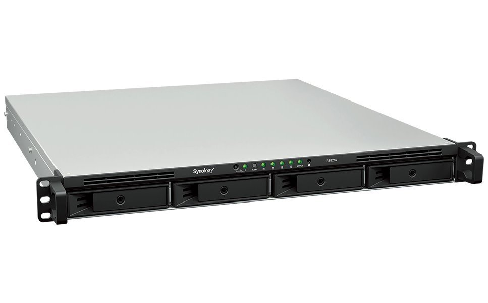 Synology RackStation RS826+ 4-Bay 1U Rackmount NAS Server